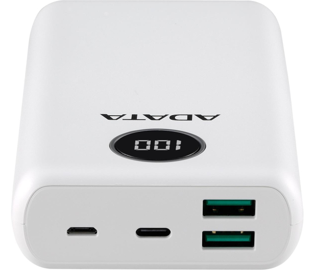 ADATA Power Bank P20000QCD 20000mAh biały - 645543 - zdjęcie 2